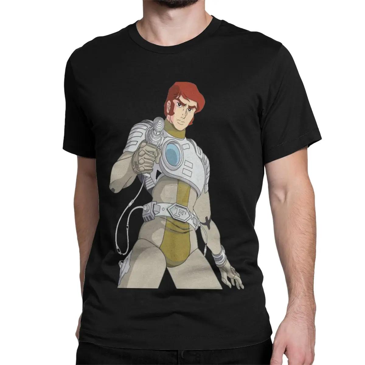 

Funny Captain Flam Captain Future Cartoon T-Shirt Unisex Women Crew Neck Pure Cotton T Shirt Short Sleeve Tees Plus Size Clothing S