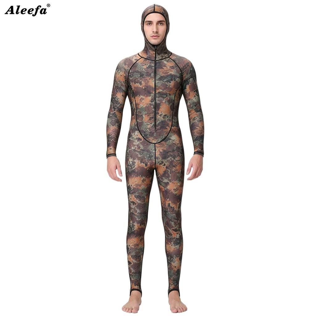 Dive&Sail Rash guard Swimming Suit spearfishing Spandex couple Camo Skin DIVE One piece UV proction Men Women Surfing suit M