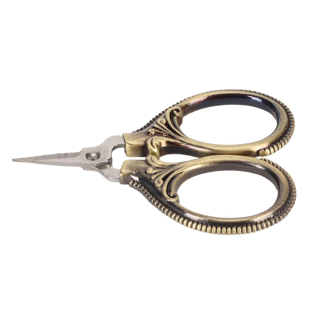 Lommesaks Rustfritt Stål Broderi Mini Trådsaks for DIY Håndarbeid Vintage Grønn