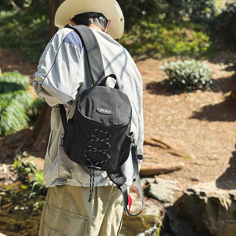 Schoolbag Outdoor Sports Versatile Backpack Lightweight Mini Fashion Backpack Men's Anti-splashing Leisure Travel Backpack