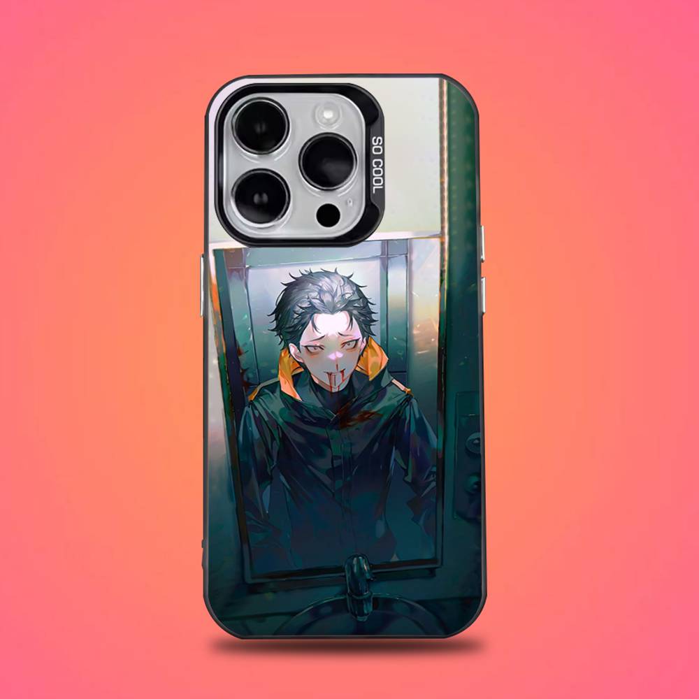 

Чехол для телефона Нацуки Субару Для iPhone 16,15,14,13,12,11,Mini,Pro,E,SE4,XS,MAX Черный Конфетный Матовый Чехол iphone14plus