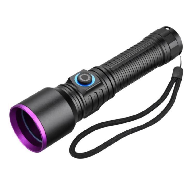 Aluminum Ultraviolets Torch Flashlight 138mm Body Length Great For Easy Handling During Prolonged Gemstones Appraisal
