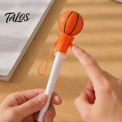 Materiale Scolastico Ritorno a Scuola Penna da Scrittura Divertente Sportiva, Design Pallavolo/Tennis/Rugby/Pallacanestro/Calcio/Baseball, Decompressione Creativa Ergonomica