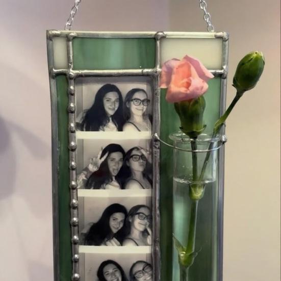 Propagation Frame Hanging Plant Propagation Frame with Glass Tube Resin 8x4 Picture Frames for 2x6 Photo Strip Hydroponic Plant Holder for Window Wall