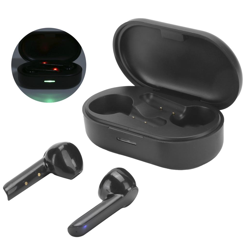 L32 Bluetooth Kopfhörer Kabellos TWS In-Ear Kopfhörer Ohrhörer Touch-Steuerung Headset(Schwarz )