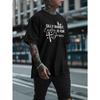 European size [Silly Rabbit Men's T-Shirt] Silly Rabbit Easter Is for Jesus Men's Summer Short-Sleeved T-Shirts - Printed Casual Round Neck Tops