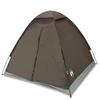 VidaXL 4-person Dome Camping Tent Brown Waterproof 4009637