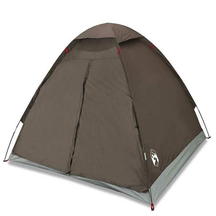 VidaXL 4-person Dome Camping Tent Brown Waterproof 4009637
