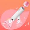 Tongue Licking 3 In 1 Nipple Clit Sucking Vibrators Heating Clitoris Stimulator Power Magic Wand AV Vibrator Adult Products Sex Toys for Women
