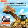 Clamp On Debris Forks To 48" Bucket, 2600 Lbs Capacity Heavy Duty Clamp On Pallet Forks Bucket Attachments, Fit for Loader Bucket Skidsteer Tractor To