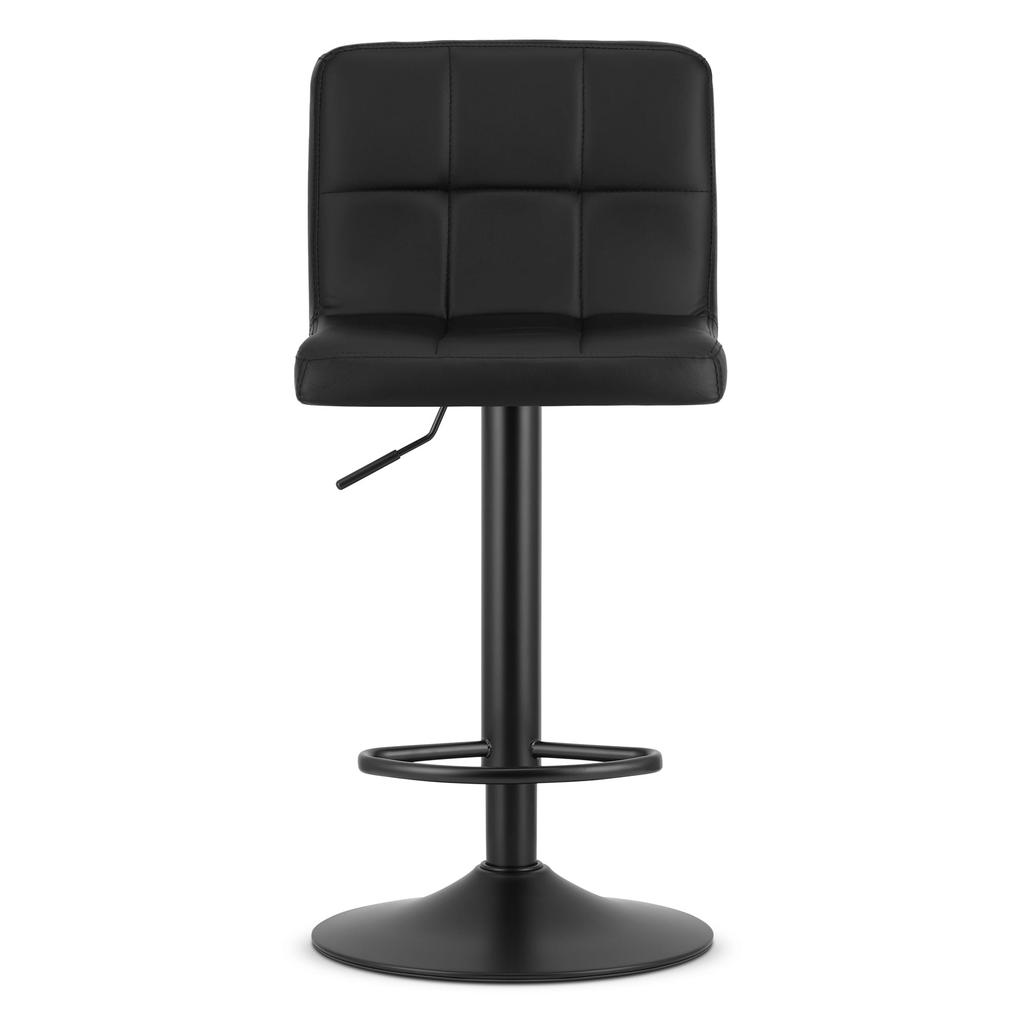 PROT stool - black eco-leather / black base