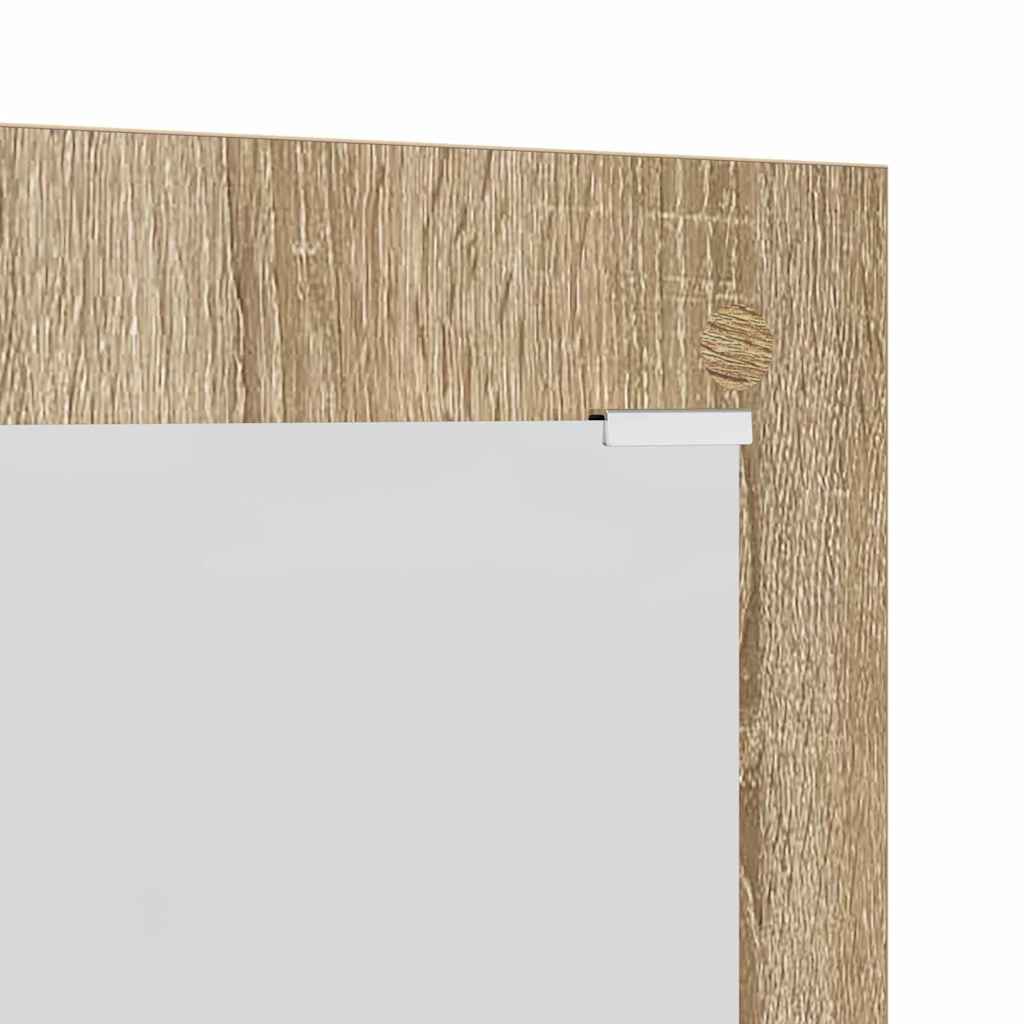 Wall Mounted Nightstand in Sonoma Oak 96 x 1.5 x 90 cm