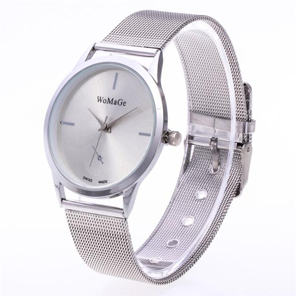 Fashion Female Clocks Women Luxury Quartz Watch Rose Gold Stainless Steel Dress Watches