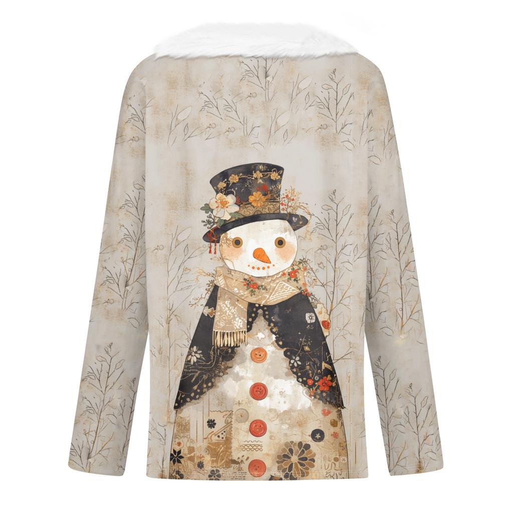 Long Sleeve Shirts For Women Cute Tops Christmas Prints Tees Blouses Casual Plus Size Basic Tops Pullover