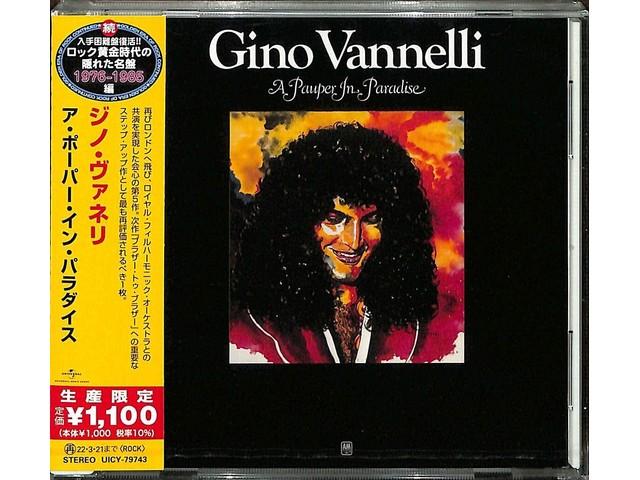 

[CD] A Pauper In Paradise Limited Edition Gino Vannelli UICY-79743 Rock NEW