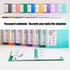 A6 Spirals Notebook Password Book Address Book with Alphabets Index Diary Writing Pad Office School Supplies for Home