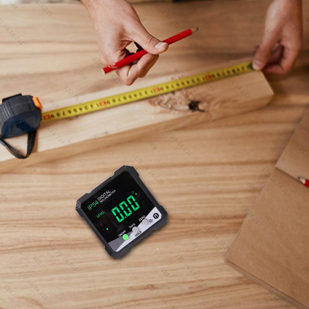 Digital Angle Finder Magnetic Inclinometer IP54 Waterproof Table Saw Miter Protractor Woodworking Measuring Tool