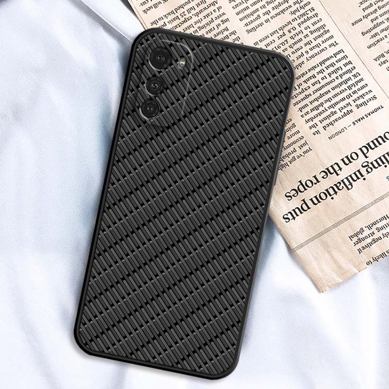 Black carved woven texture For Motorola G85 Edge 50 G24 G35 G14 G04 40 G72 G34 G G54 G13 G32 5G Black Phone Case