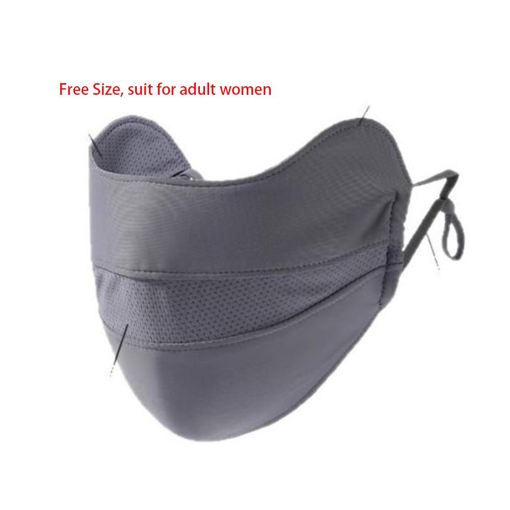 Washable Sunscreen Mask Breathable Anti-sun Mask New Face Veil  Gift