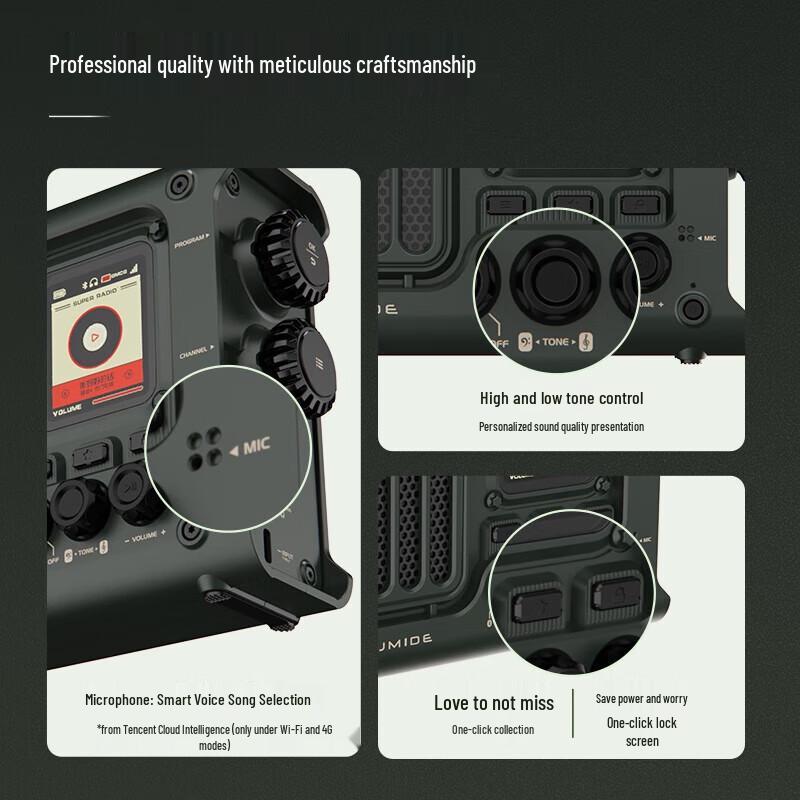 Mao King Archimedes SR1 Portable Bluetooth Radio Speaker