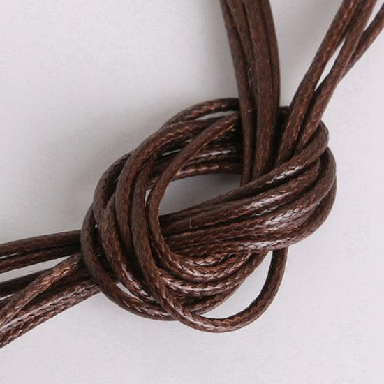 2mm Korean Waxed Cord Faux Leather Necklace Rope for DIY Jewelry Making & Bracelets.