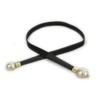 Fashion Women Elastic Faux Pearl Thin Skinny Waistband Waist Belt Dress Decor