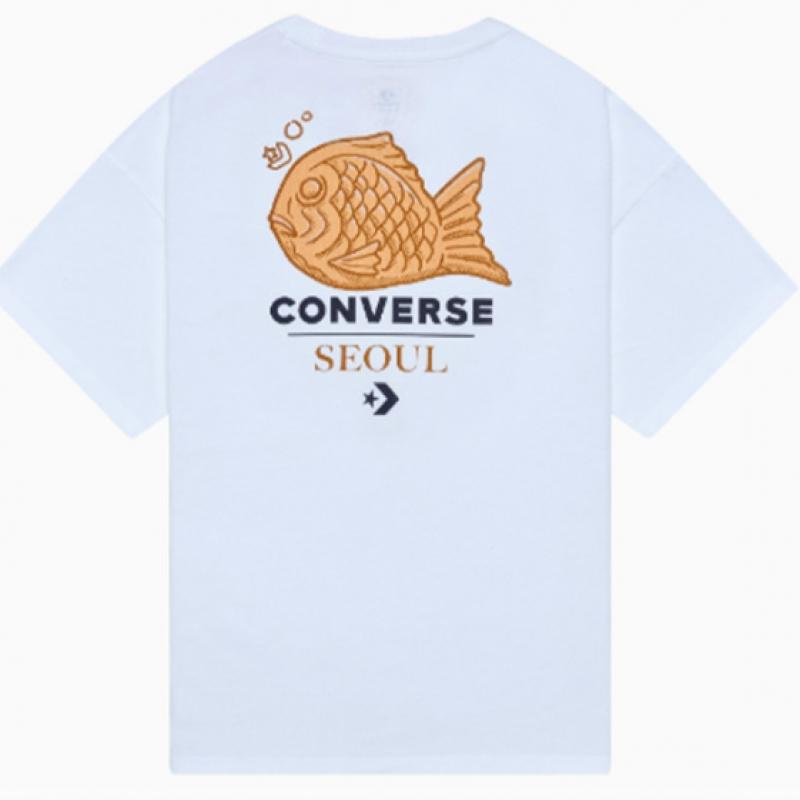 Converse Unisex T shirT overfiT Wide fiT Mch647 Gda
