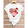 European Size 1pc Short Sleeved Round Neck Women'S T-shirt | Trendy and Distinctive Prints, Suitable for Spring, Autumn, and Summer