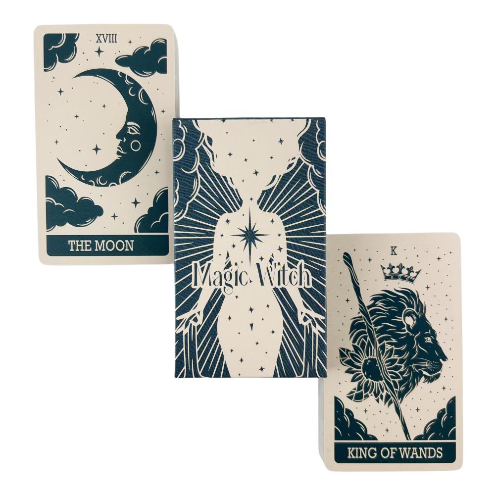 Magisches Hexen-Tarotkartenspiel für Anfänger Fate Visions Divination Edition Oracke Spielbrettdeck