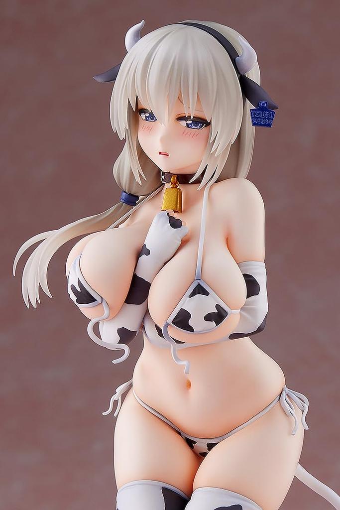Wave Möchte Uzaki Tsuki Druck Maßstab PVC Figur Uzaki-chan Raus! aufhängen [Kuh-Bikini] 1/7 Vorbemalt [Teilweise ABS] Neuauflage