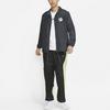 Air Jordan Embroidered Swoosh Logo Sports Jacket Men Outerwear Black CZ4825-084