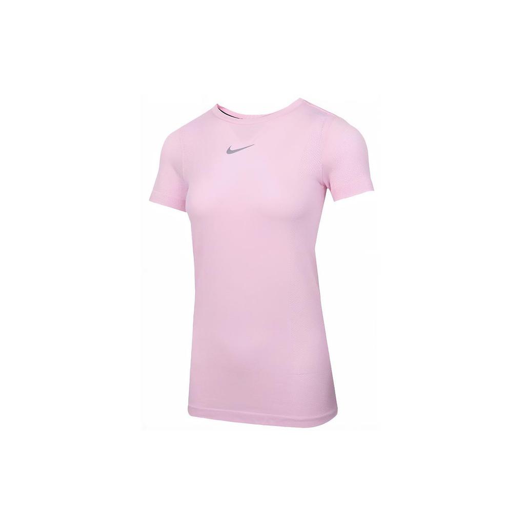 New Nike Set-in Sleeve T-Shirt Women's Foam Pink CU3121-663
