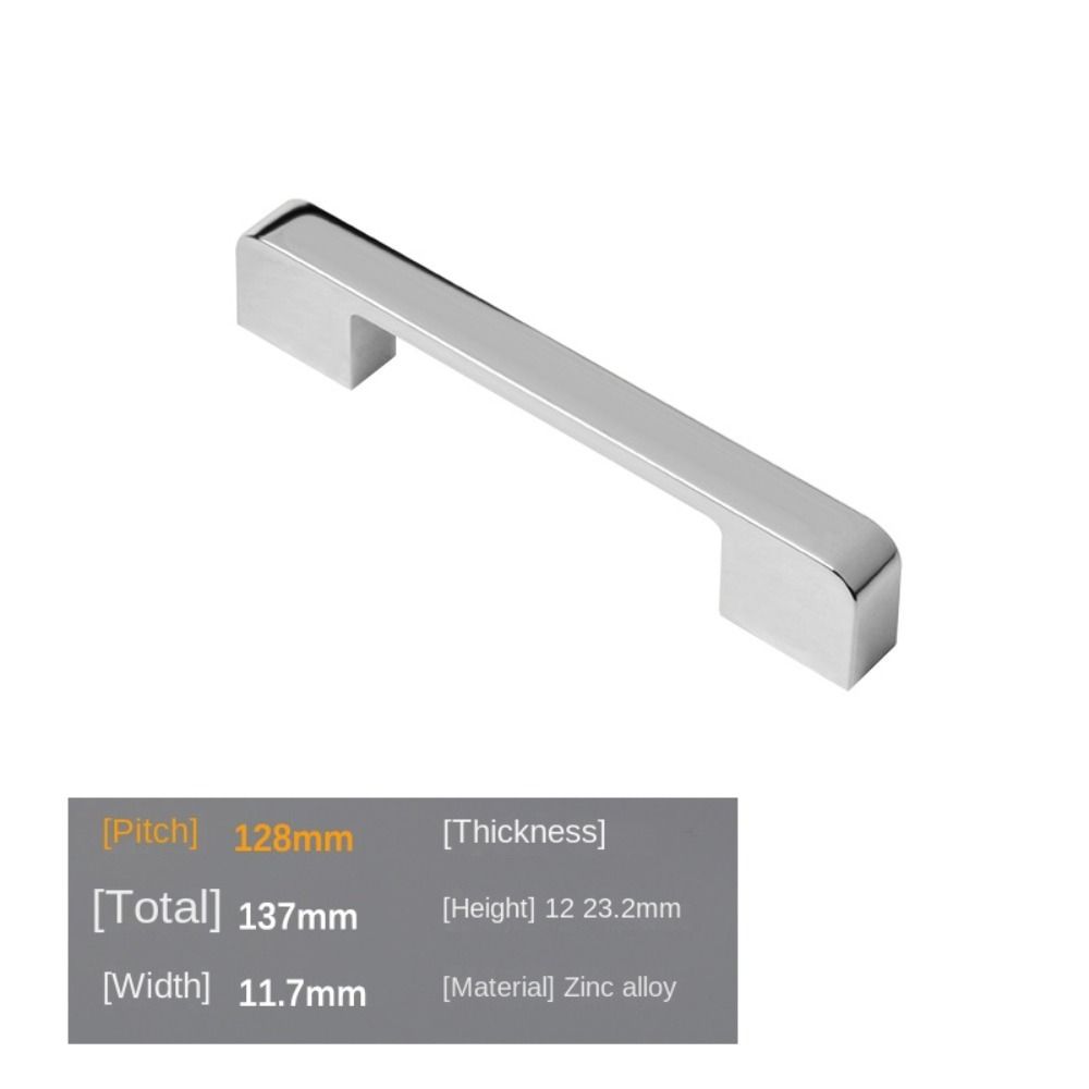 New Zinc Alloy Door Handle 96/128/160 MM Punching Holes Solid Handle Multifunctional Hardware Cabinet Drawer Knobs Cabinet
