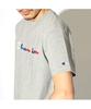 Champion Short Sleeve Classic Jock Tricolor Script Logo Oxford Size M Men's T-Shirt, Tag, Collar, Embroidery, Gray, (C3-H371)