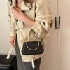 Elegant Shoulder Evening Bags for Women Simple Textured Ladies Chain Crossbody Bag Solid Color Female Party Handbags Clutch