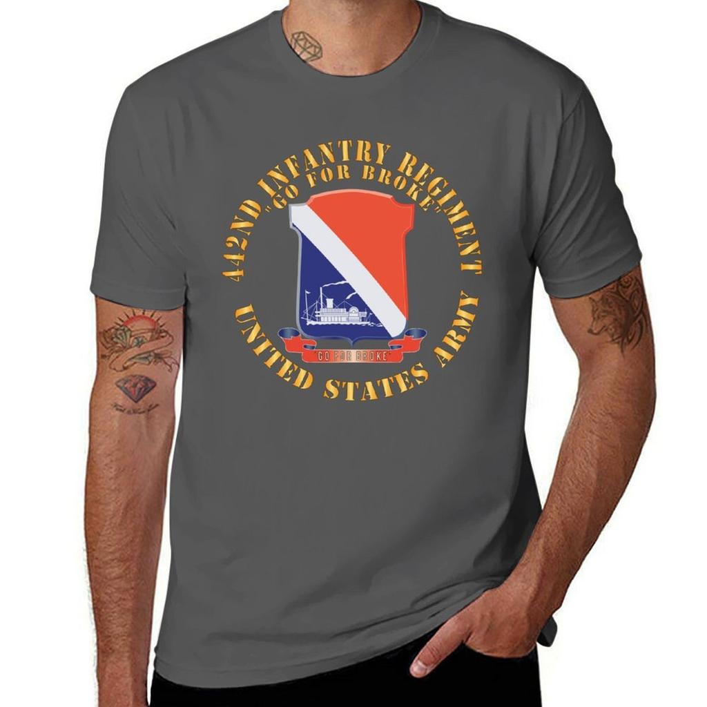 Army 442nd Infantry RegiUnisext DUI Go for Broke X 300 TShirt Unisex T Shirts for Unisex Casual Essential T Shirt TShirt
