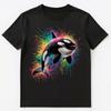 Colorful Paint Splash Orca Art Graphic Unisex T-Shirt