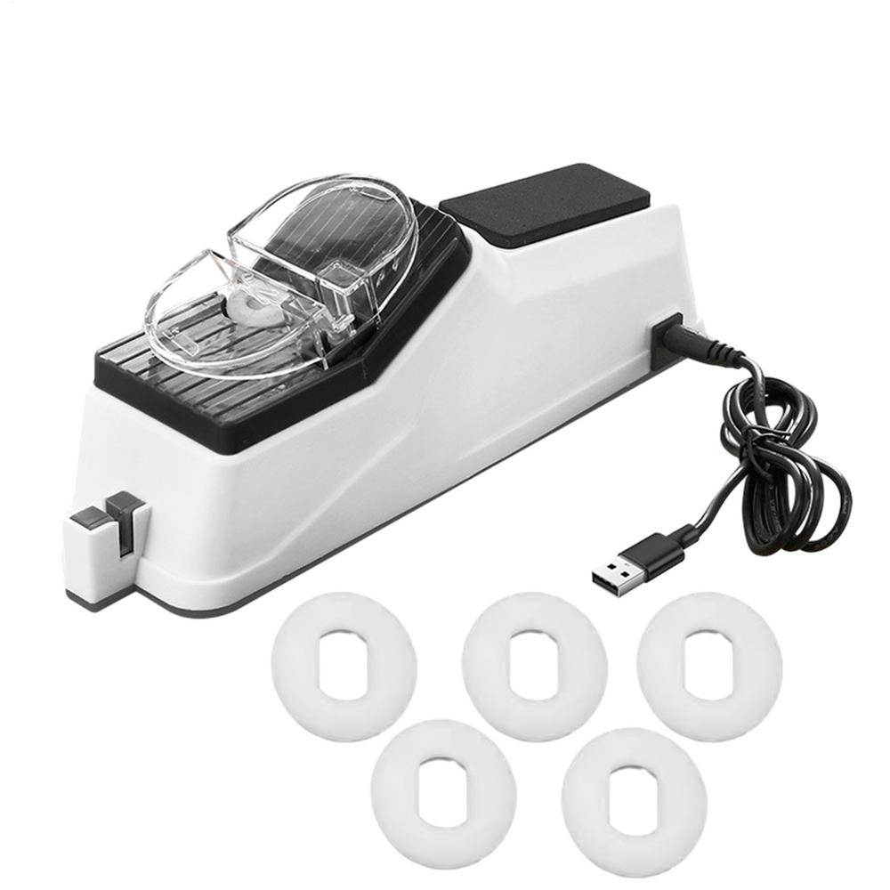 Knife Sharpener Professional USB Electric Knife Sharpener Adjustable For Kitchen Knives Tool Knife Scissor Sharpening Tool