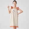 Quick-Drying Absorbent Coral Fleece Bath Towel & Wearable Ballet Cat Bath Robe with Cap
