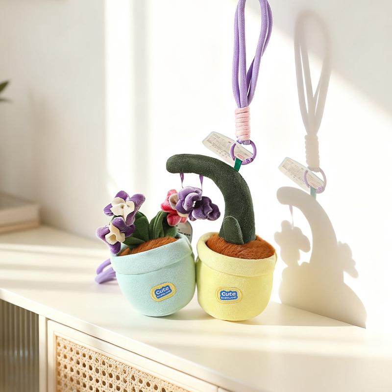 Adorable Plush Mini Succulent Plant Toys Sunflower Cactus Monstera Tulip Cute Desktop & Home Decor Plushies Girl Boy Gift