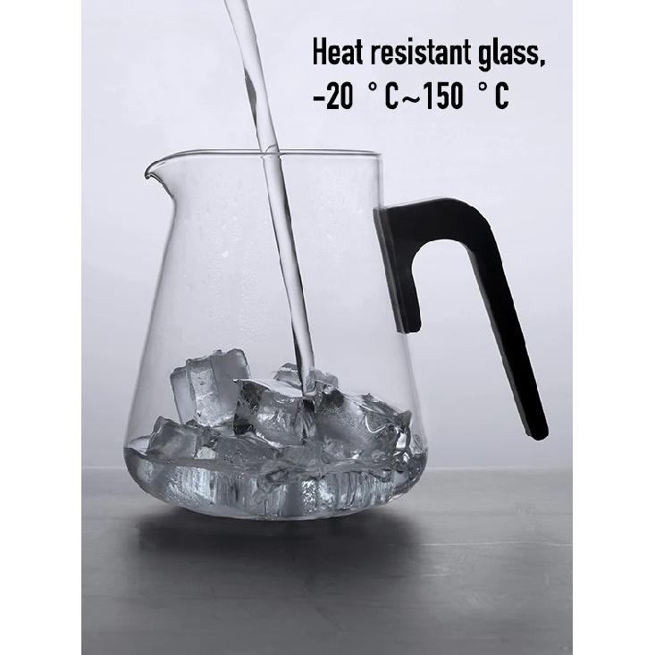 Bonston- elegant cup insulation separation bubble teapot heat-resistant glass teapot simple filter tea cup 500ml