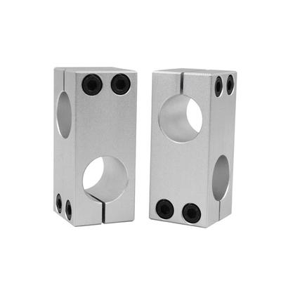 Pince de fixation de pilier diamètre fixe vertical fixation alliage d'aluminium axe optique bloc transversal support de fixation de tuyau en acier connecti