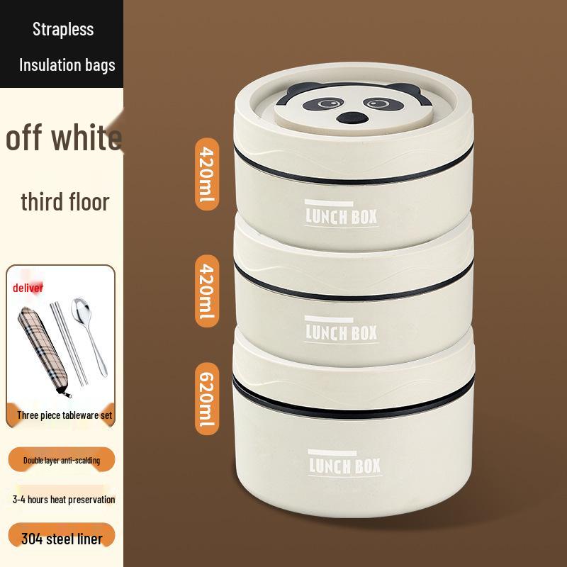 Portable Multi-layer Leak-proof Insulated Bento Lunch Box for Students and Office Workers