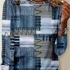 Women's Soft Medium Stretch Long Sleeve T-Shirt Round Neck Casual Blouse Comfortable Shirt with Versatile Style