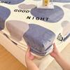 Flannel Bed Sheet Winter Warm Plush Fitted Sheet Soft Mink Cashmere Bed Linen Mattress Cover Elastic Bedspread