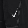 Nike NSW Repeat Swoosh GX Gewebte Lässige Lockere Jogginghose Damen Unterteile Schwarz DD5573-010