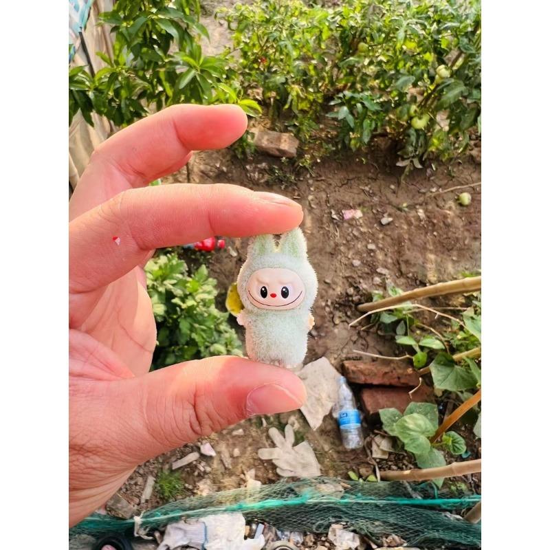 

Большие стоячие фигурки Лабубу, аксессуары для DIY, мини-плюшевые куклы Лабубу, милые зернышки