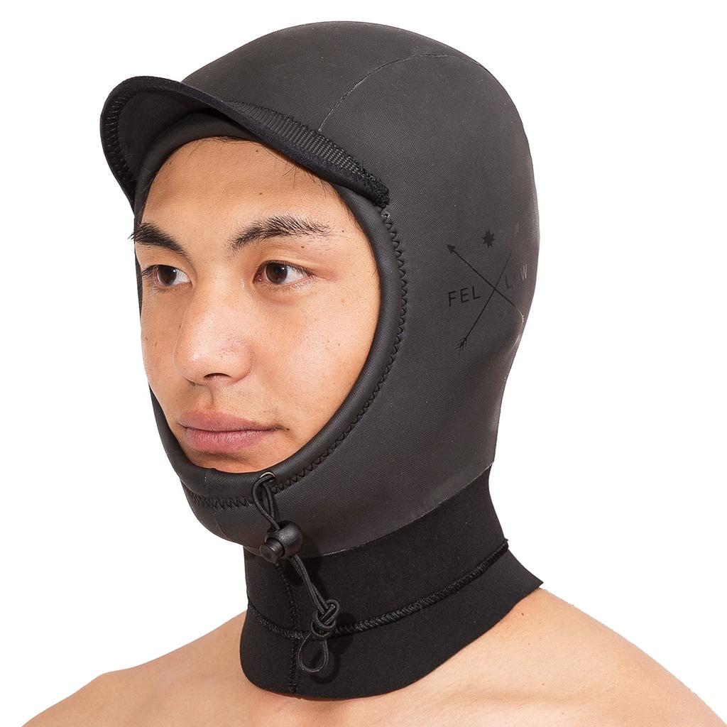 FELLOW Surf Cold Weather Wet Fleece Quick For Cold ML Size Cap, Specification, Cap, 3.5mm, Cap, Surfing, Wetsuit, SUP, Warm, Lining, Drying,