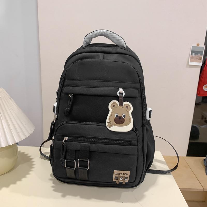 Школьный женский дорожный рюкзак контрастного цвета — фото 11