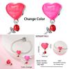 Copper Red Color Collection Heart Shape Charm Bead Charms Bead Charms Suitcase Pendant Compatible With Authentic Bracelets Lucky Jewellery Gifts